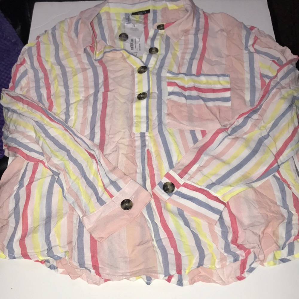 Striped Blouse multi colored